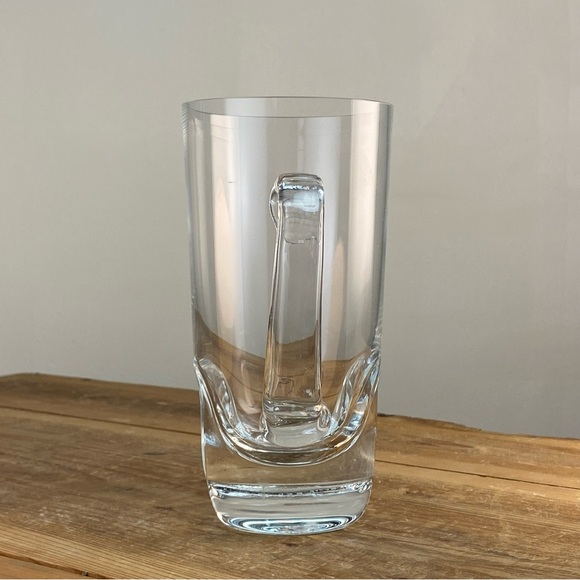 1960s Sampo Pattern Crystal Beer Mug Designed By Heikka Orvola, Iittala Finland - Picture 5 of 14